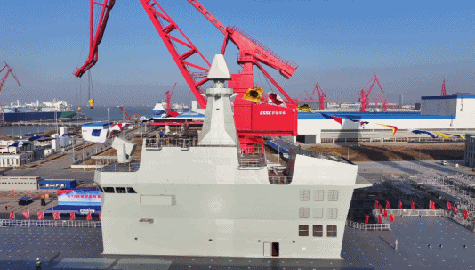 配资操作 海军四川舰 正式出坞！